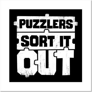 Puzzlers Sort It Out Jigsaw Puzzle Lover Gift Posters and Art